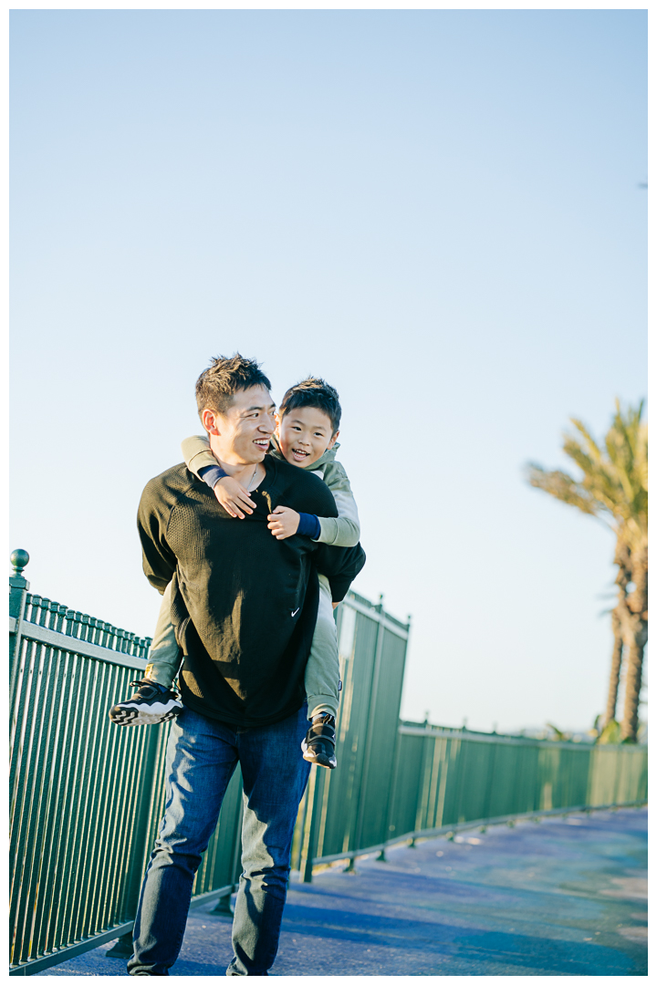 Family Photos at Strand Vista Park in Dana Point, California