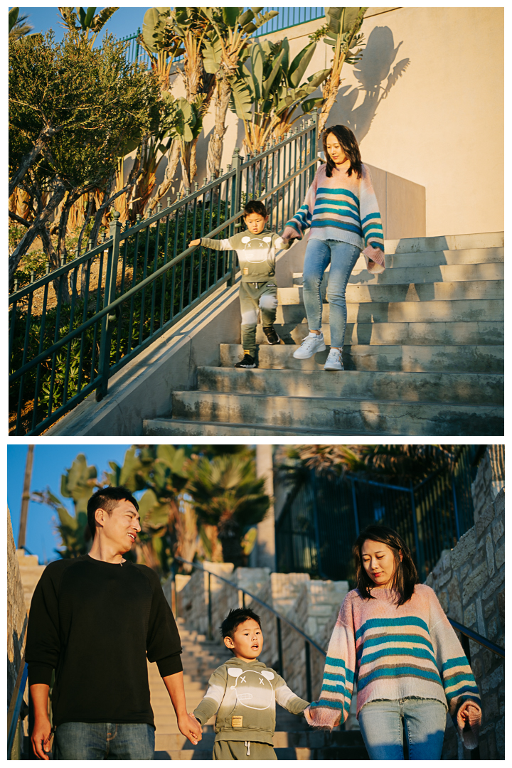 Family Photos at Strand Vista Park in Dana Point, California