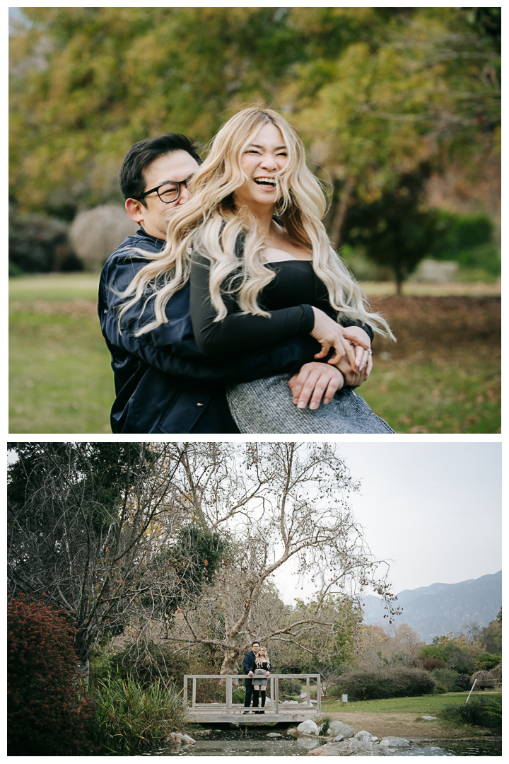 Surprise Proposal at Los Angeles County Arboretum in Arcadia, California