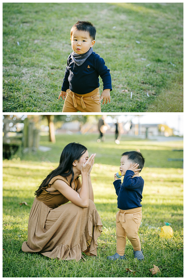 Multigeneration Family Photos at Delthorne Park in Torrance, California