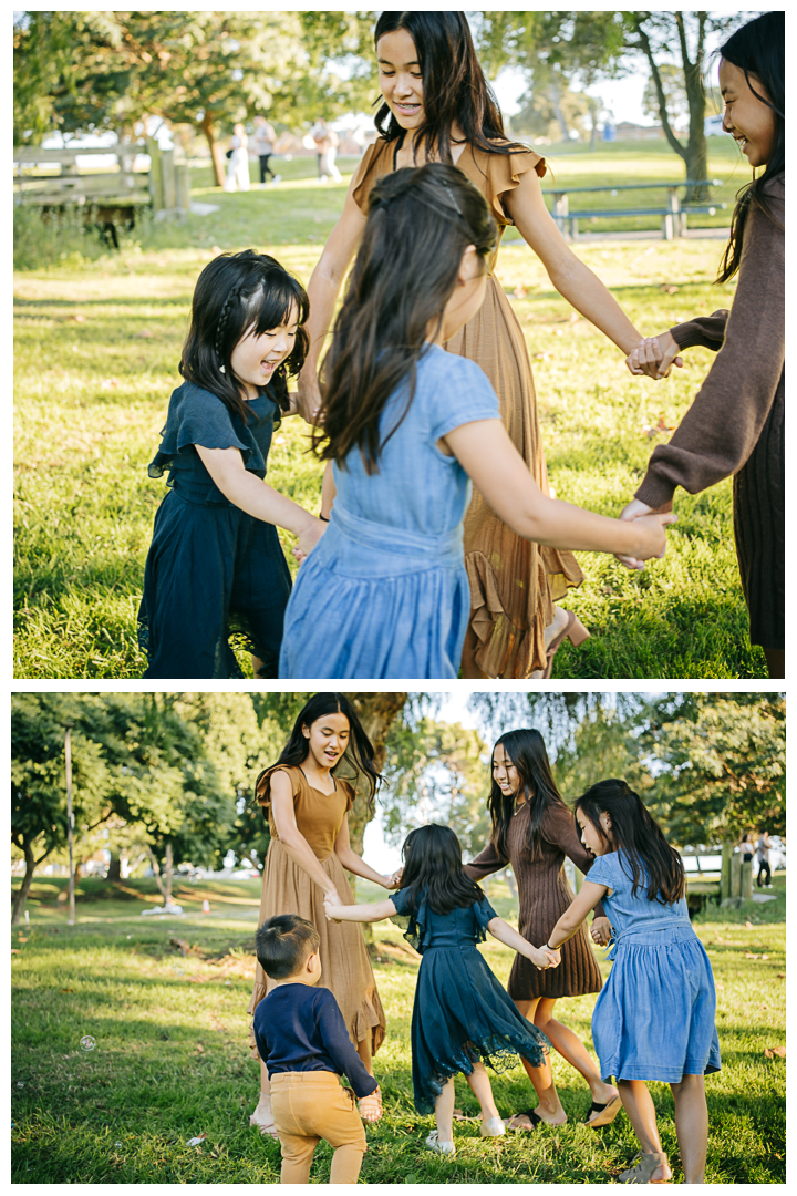 Multigeneration Family Photos at Delthorne Park in Torrance, California