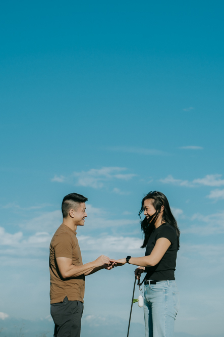 Surprise Marriage Proposal at Kennth Hahn Recreational Park in Los Angeles, California