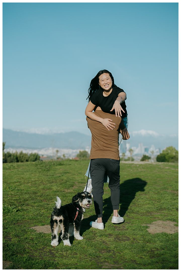 Surprise Marriage Proposal at Kennth Hahn Recreational Park in Los Angeles, California