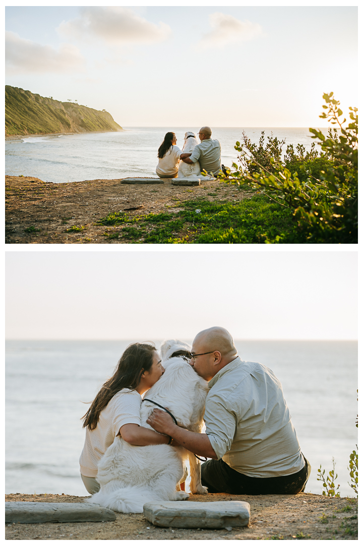 Couples Photos by the sea in Palos Verdes California | Stephanie Ip Photography