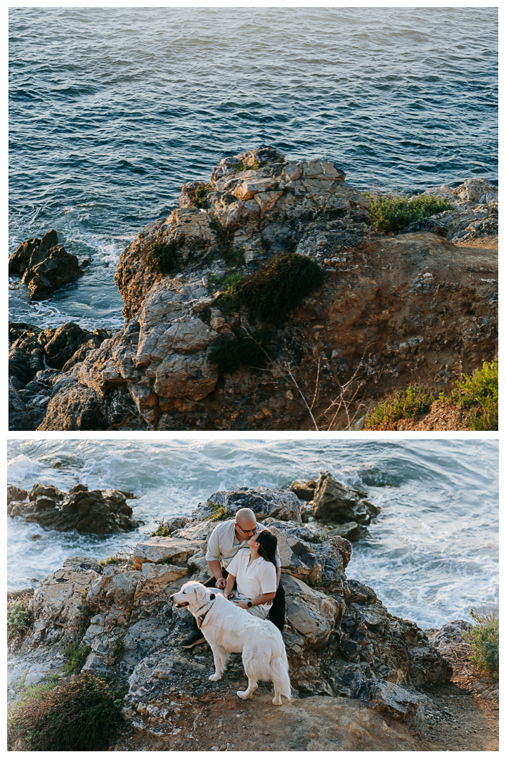 Couples Photos by the sea in Palos Verdes California | Stephanie Ip Photography