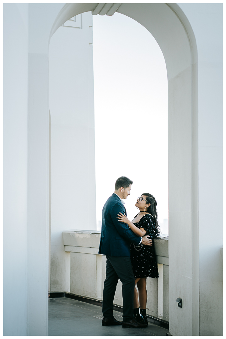 Griffith Observatory Engagement Photos in Los Feliz | Jeanette & Joel