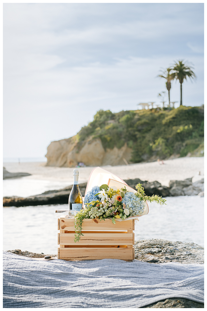 Laguna Beach Romantic Surprise Proposal at Treasure Island Beach | Monique & Garrett