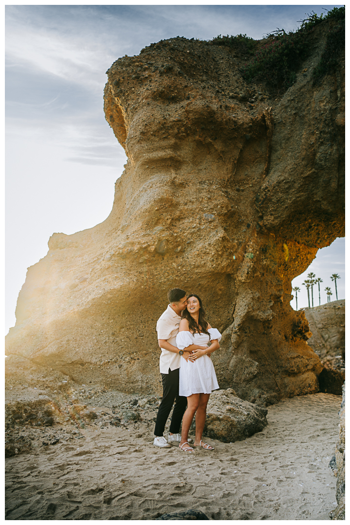 Laguna Beach Romantic Surprise Proposal at Treasure Island Beach | Monique & Garrett