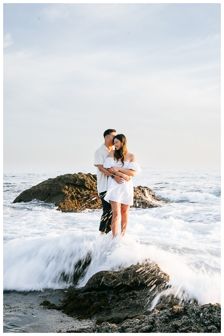 Laguna Beach Romantic Surprise Proposal at Treasure Island Beach | Monique & Garrett