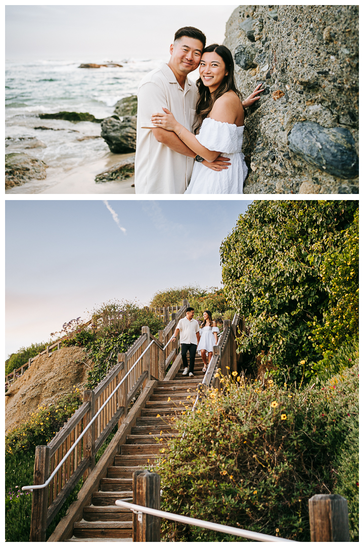 Laguna Beach Romantic Surprise Proposal at Treasure Island Beach | Monique & Garrett