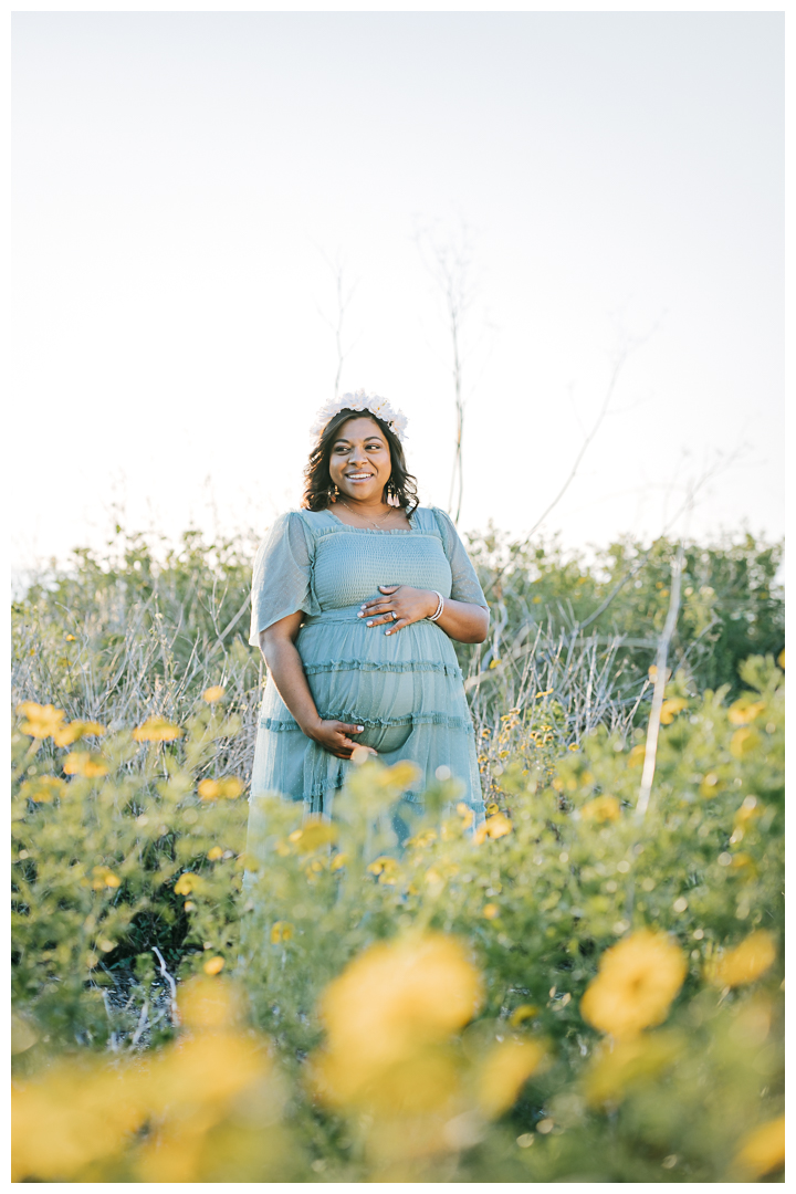 Palos Verdes Maternity Session at Sunset Golden Hour, Los Angeles, California