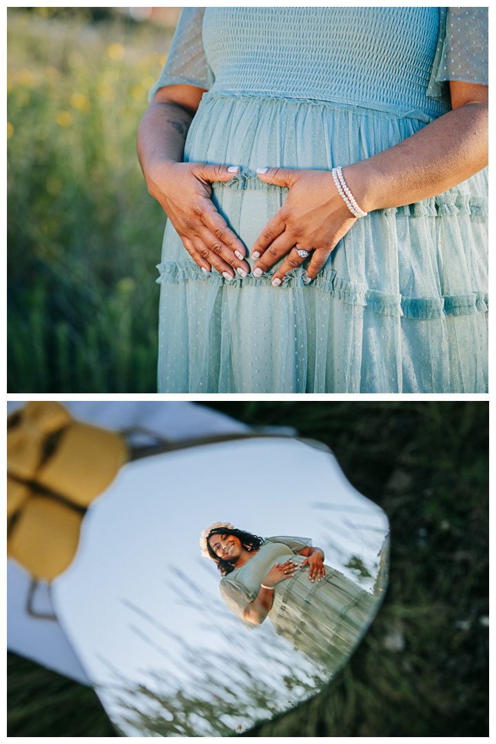 Palos Verdes Maternity Session at Sunset Golden Hour, Los Angeles, California