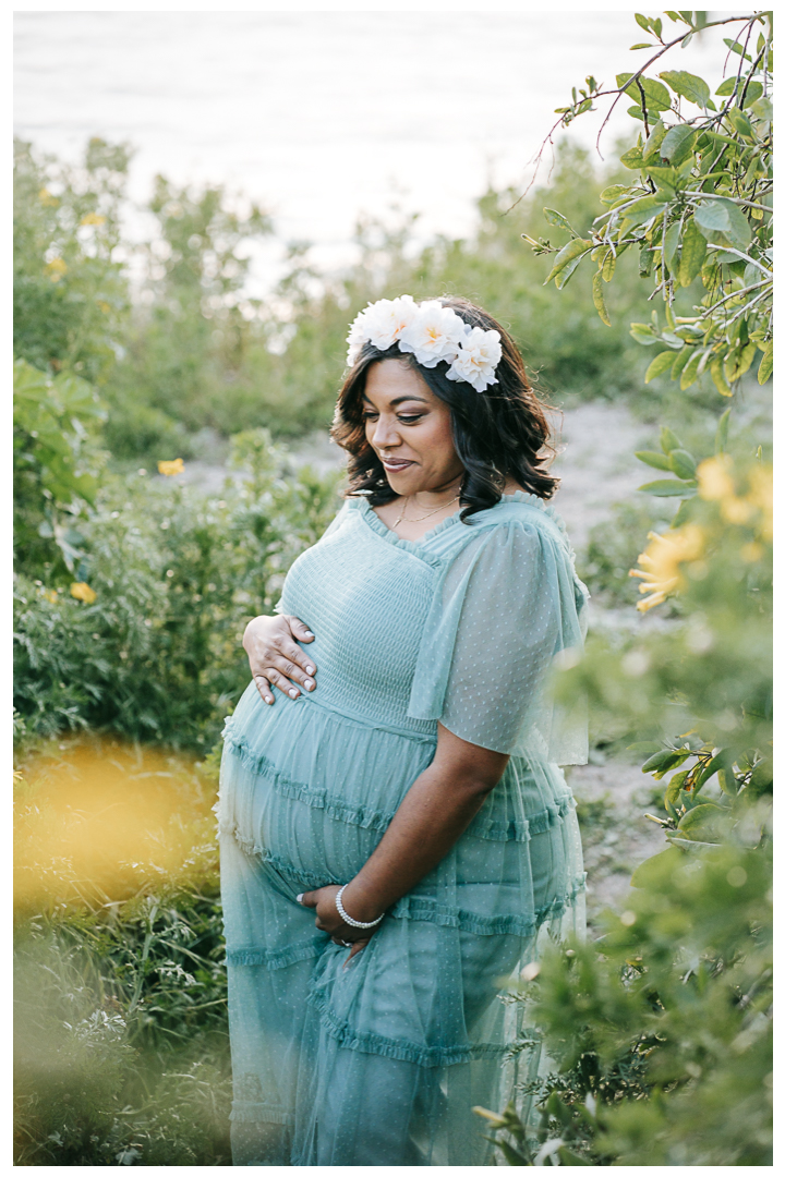 Palos Verdes Maternity Session at Sunset Golden Hour, Los Angeles, California