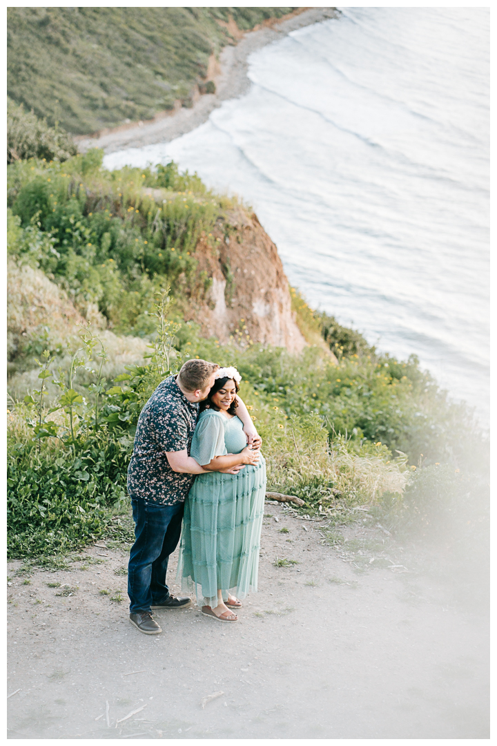 Palos Verdes Maternity Session at Sunset Golden Hour, Los Angeles, California