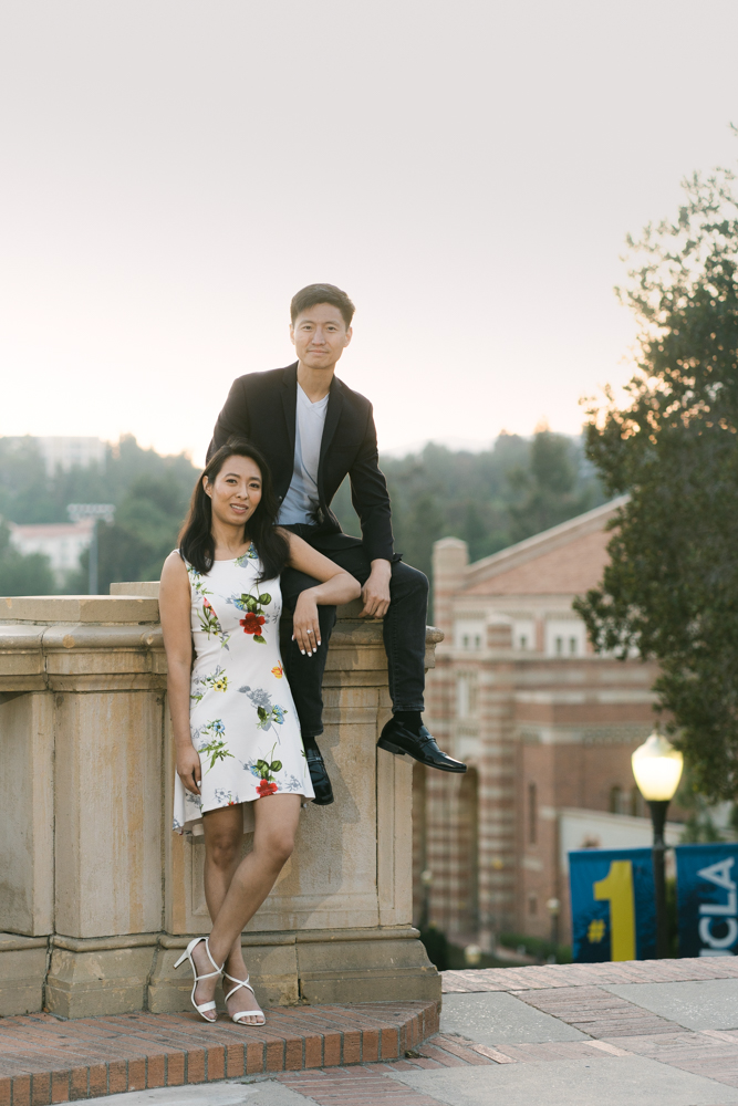 UCLA Engagement Photos on Campus | Rachel & Joe