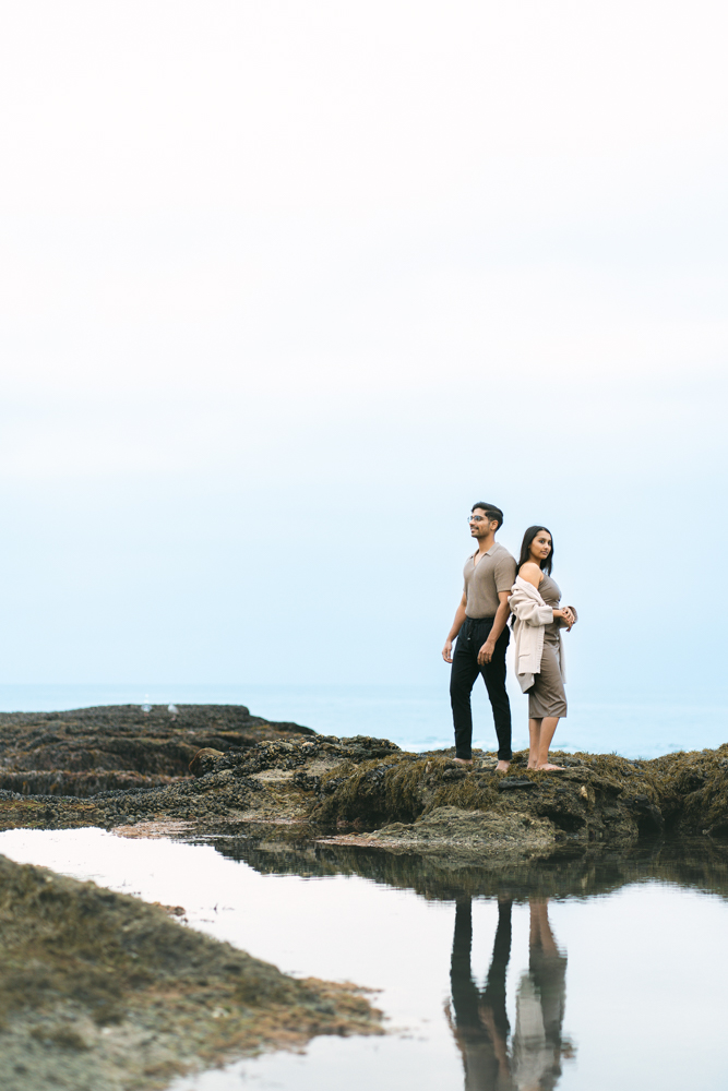 Laguna Beach Treasure Island & Top of the World Engagement Photos | Vinathi & Jay