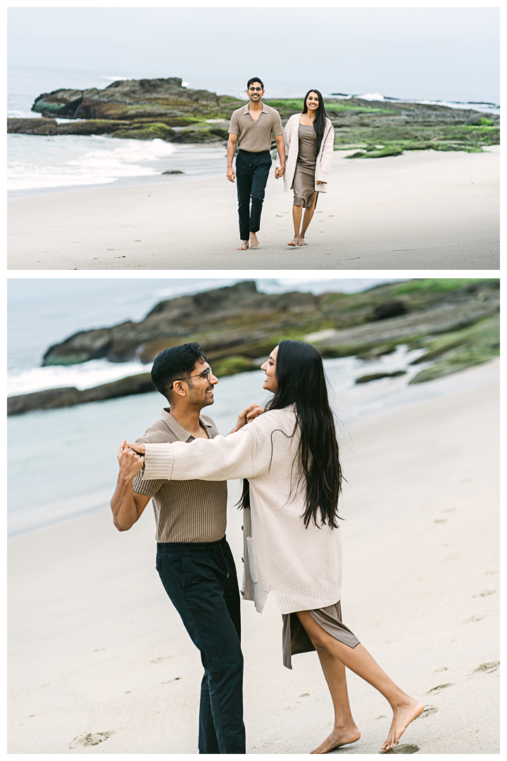 Laguna Beach Treasure Island & Top of the World Engagement Photos | Vinathi & Jay