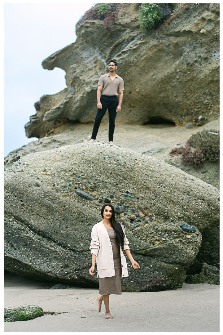 Laguna Beach Treasure Island & Top of the World Engagement Photos | Vinathi & Jay