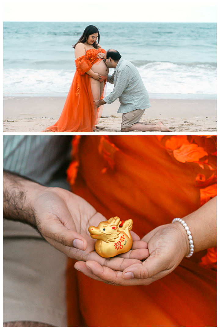 Manhattan Beach Pier Maternity Photos | Betty & Kevin