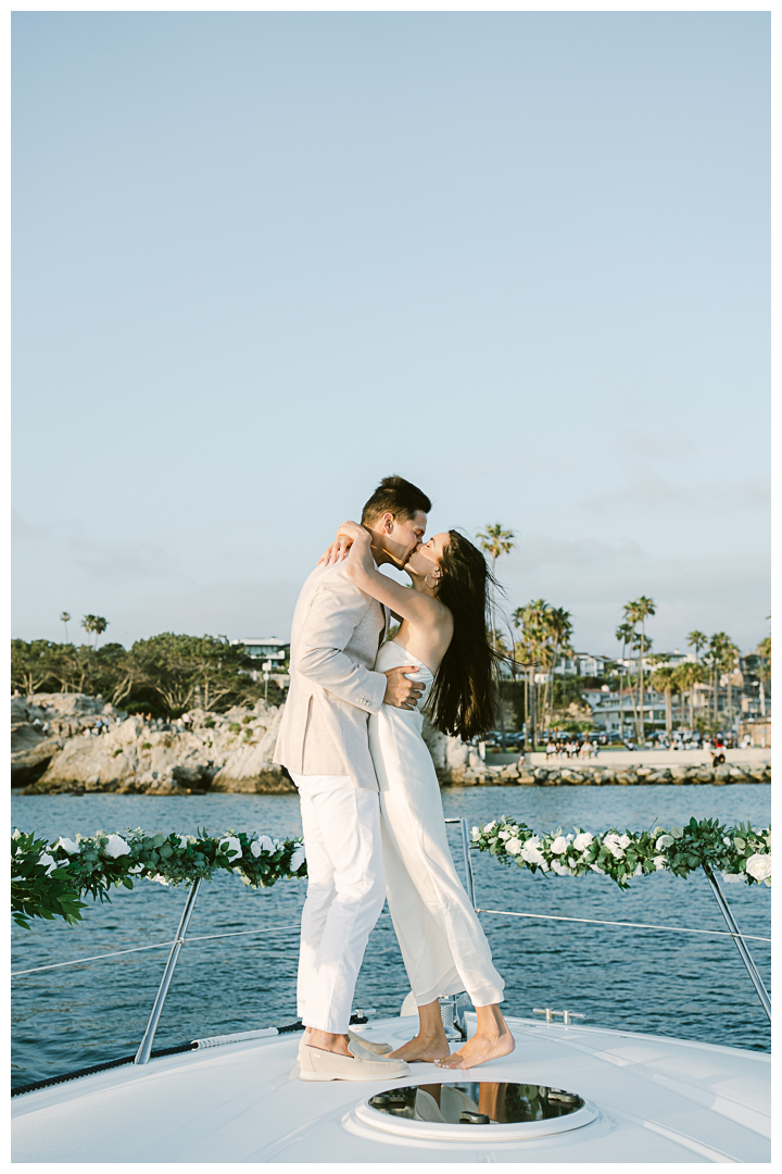 Romantic Boat Proposal in Newport Beach, California | Mary & Thomas