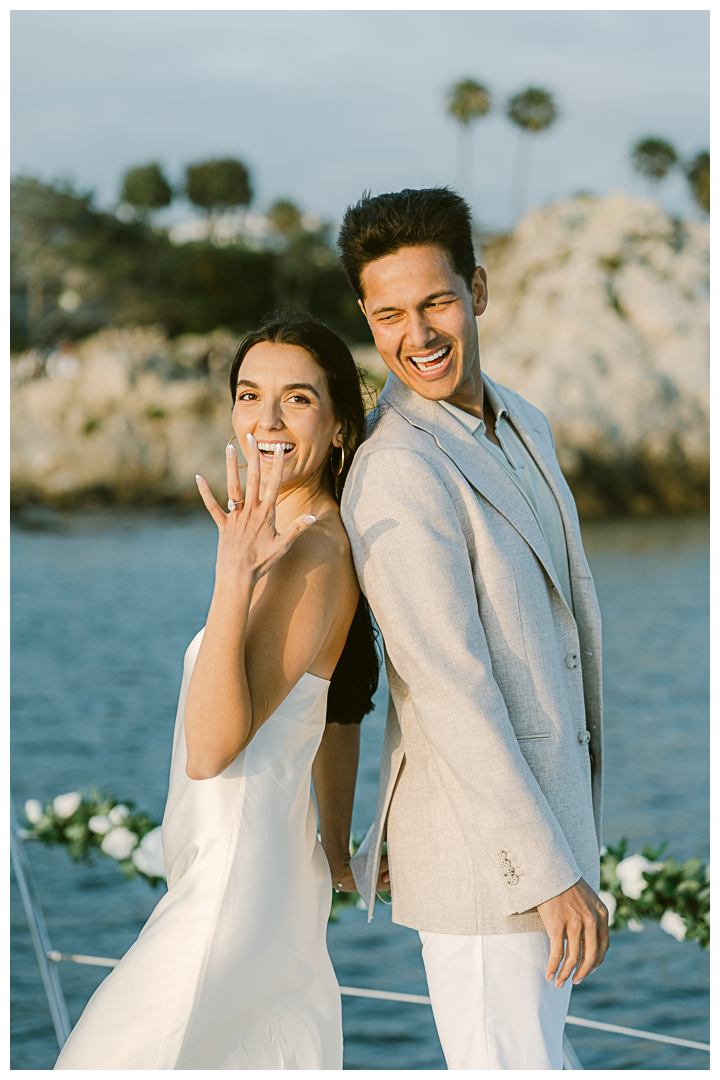 Romantic Boat Proposal in Newport Beach, California | Mary & Thomas