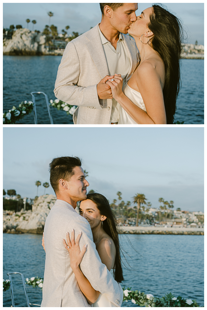 Romantic Boat Proposal in Newport Beach, California | Mary & Thomas