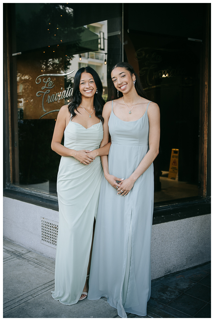 Long Beach Micro Wedding at La Traviata Italian Restaurant | Silvia & Brian