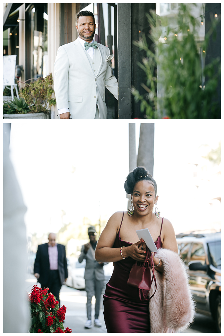 Long Beach Micro Wedding at La Traviata Italian Restaurant | Silvia & Brian