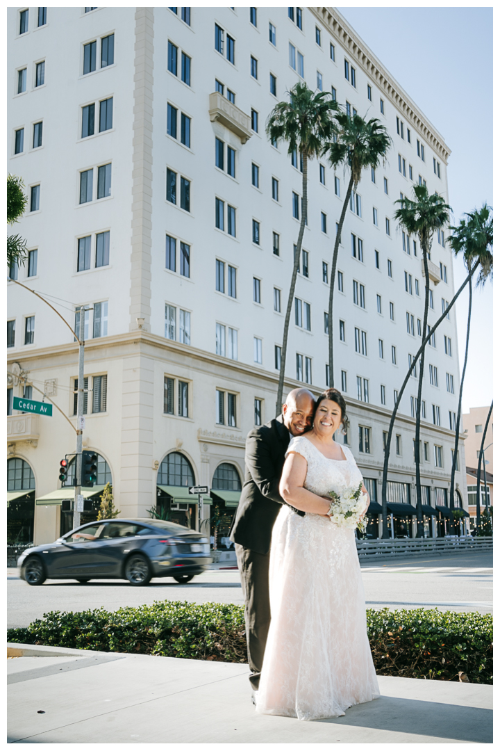 Long Beach Micro Wedding at La Traviata Italian Restaurant | Silvia & Brian