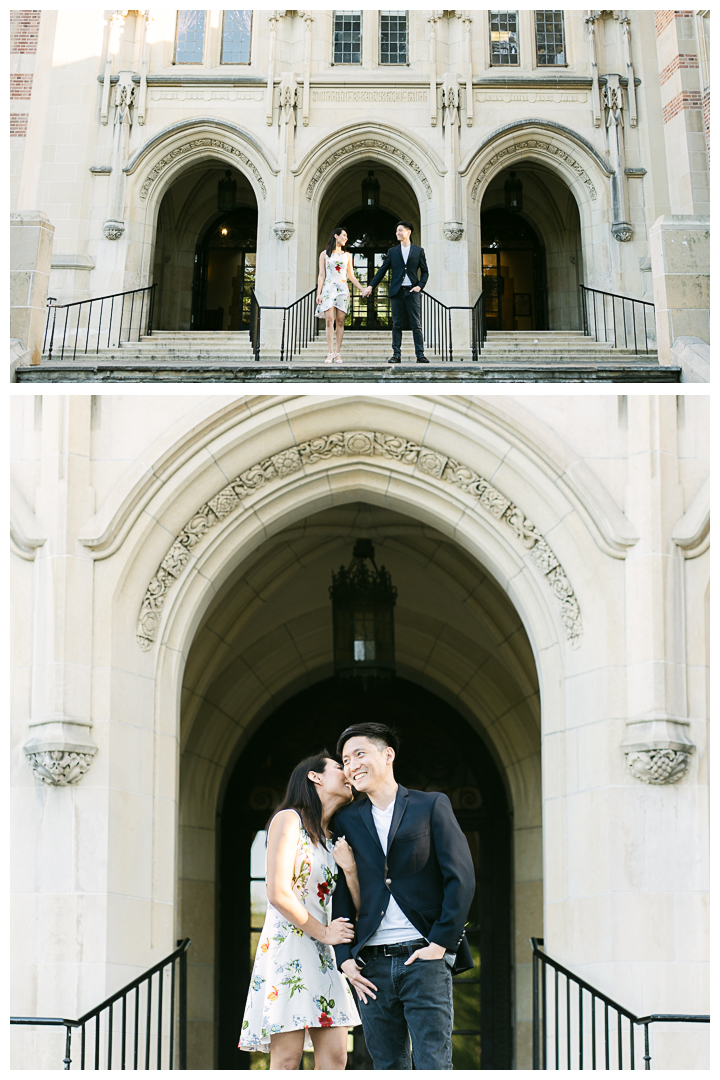 UCLA Engagement Photos on Campus | Rachel & Joe