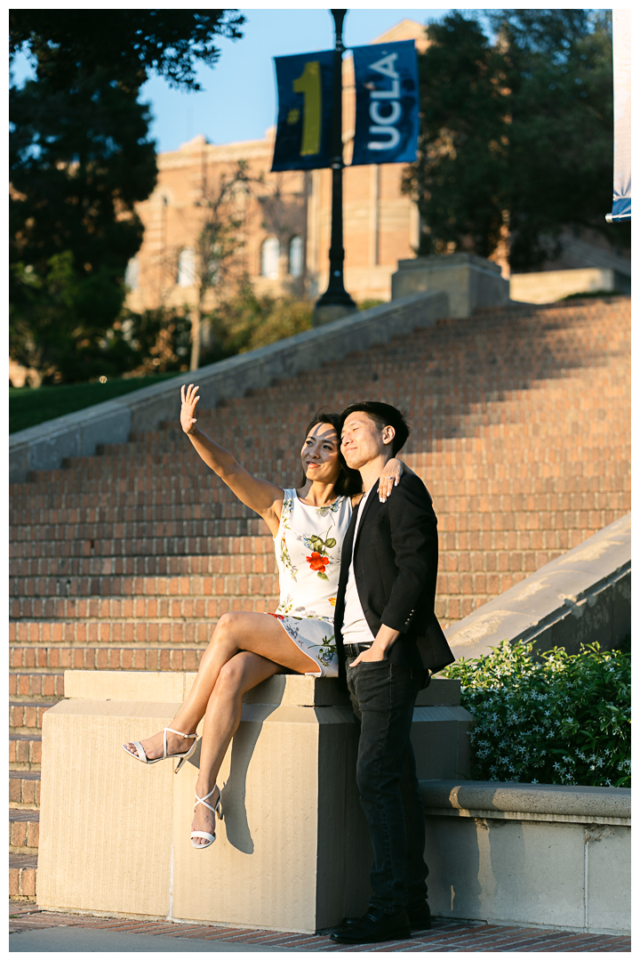 UCLA Engagement Photos on Campus | Rachel & Joe