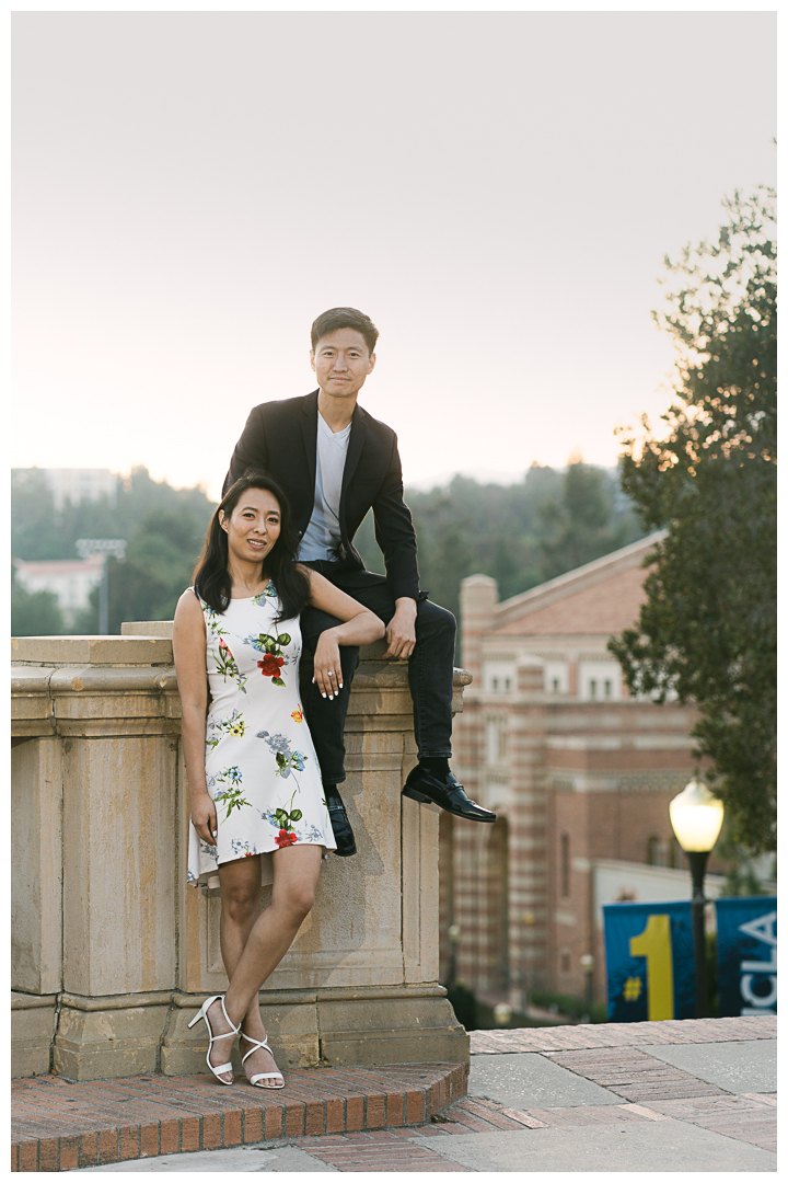 UCLA Engagement Photos on Campus | Rachel & Joe