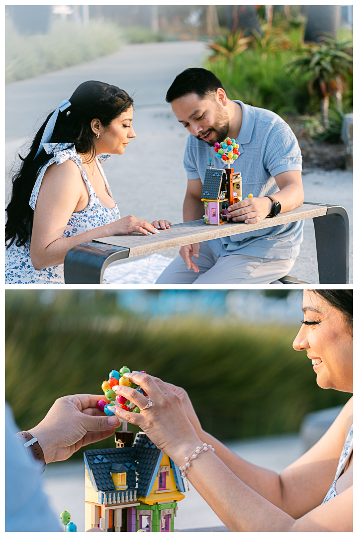 California Hollywood Park by SoFi Stadium Engagement Photoshoot | Leslie & Alfredo