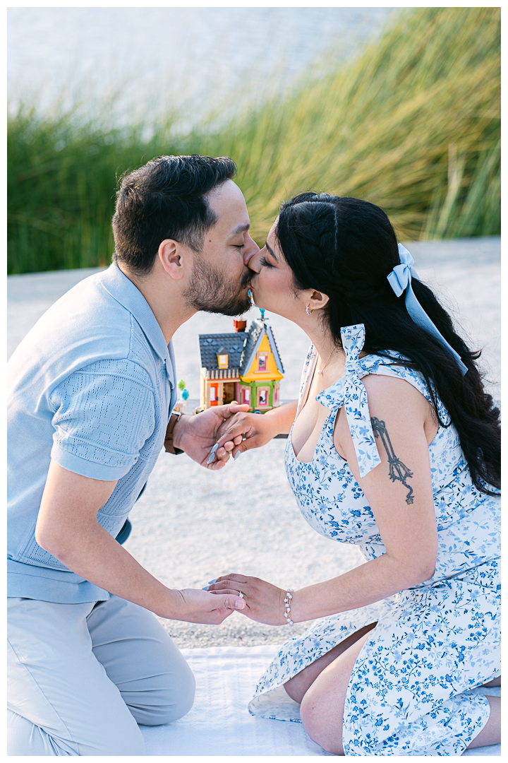 California Hollywood Park by SoFi Stadium Engagement Photoshoot | Leslie & Alfredo