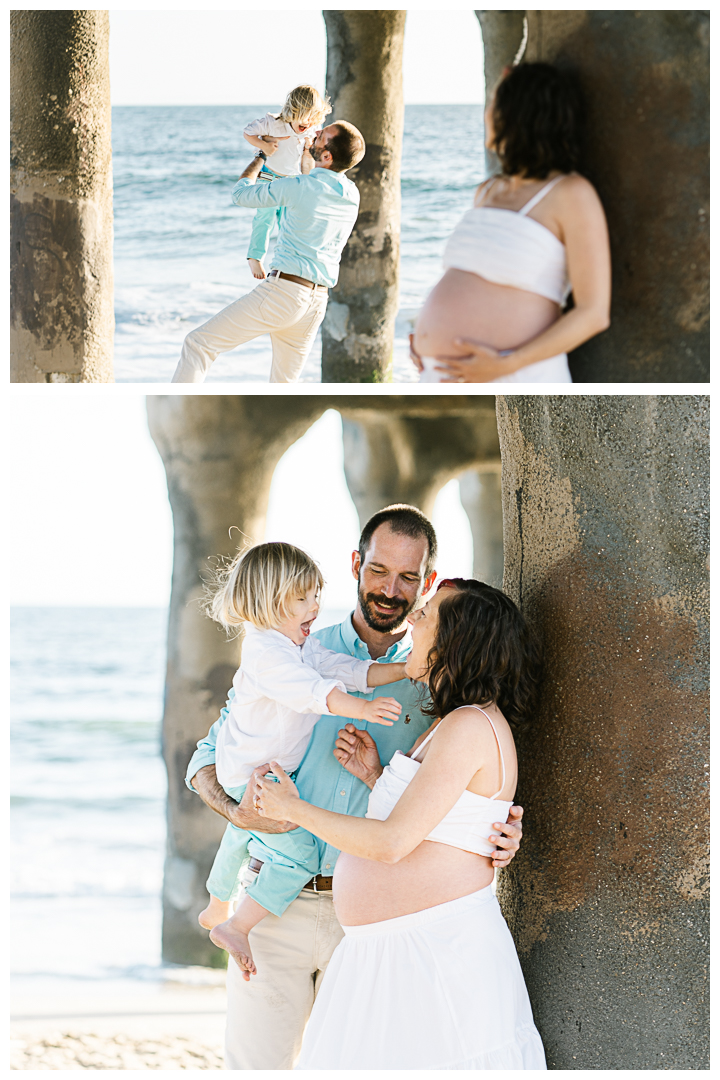 Manhattan Beach Maternity & Family Photo Session | The Engler Family