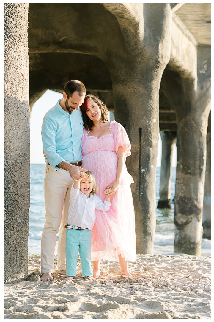 Manhattan Beach Maternity & Family Photo Session | The Engler Family