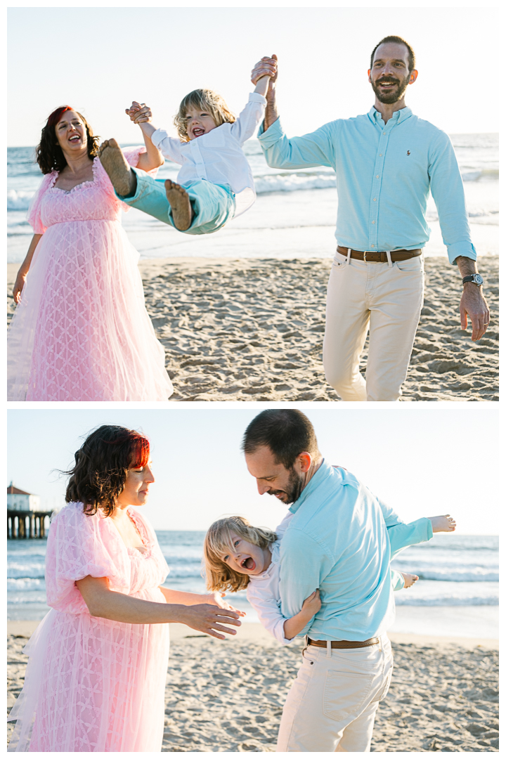 Manhattan Beach Maternity & Family Photo Session | The Engler Family