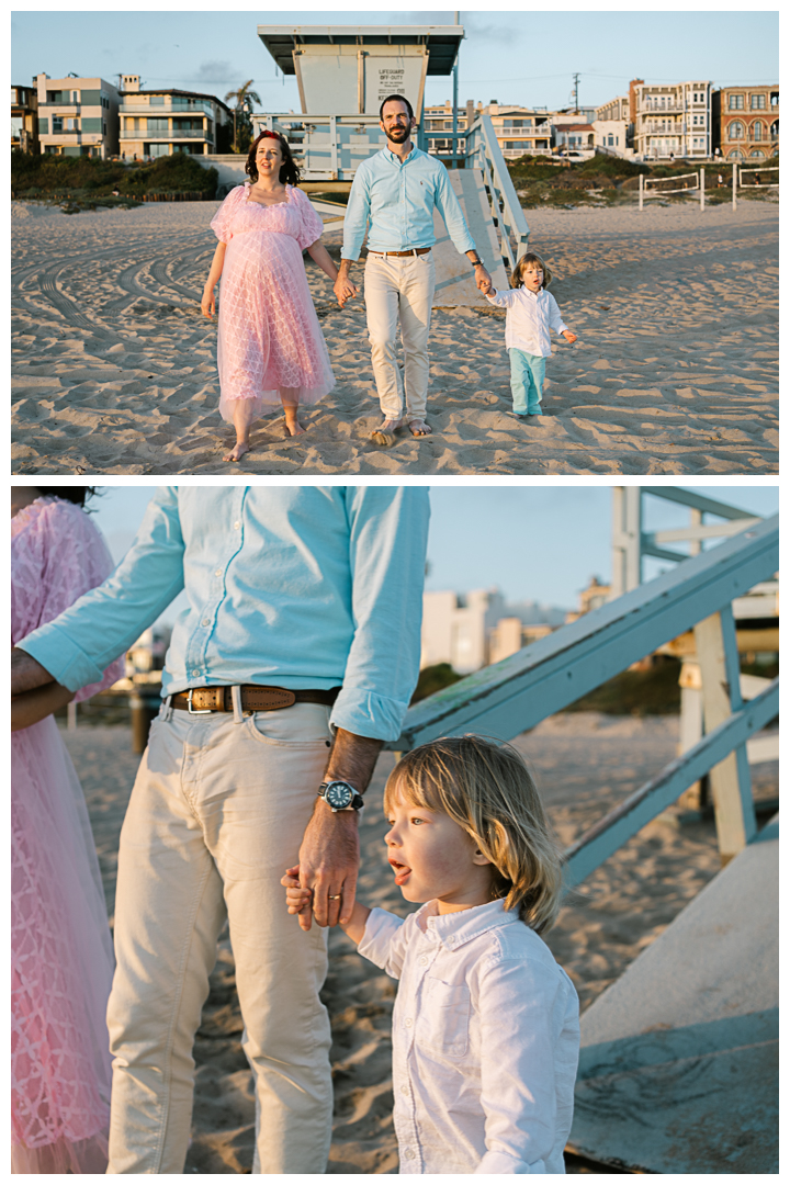 Manhattan Beach Maternity & Family Photo Session | The Engler Family