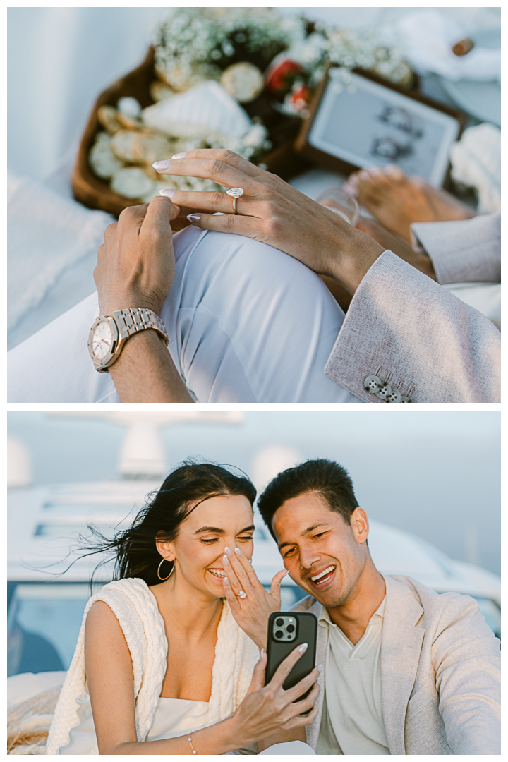 Romantic Boat Proposal in Newport Beach, California | Mary & Thomas