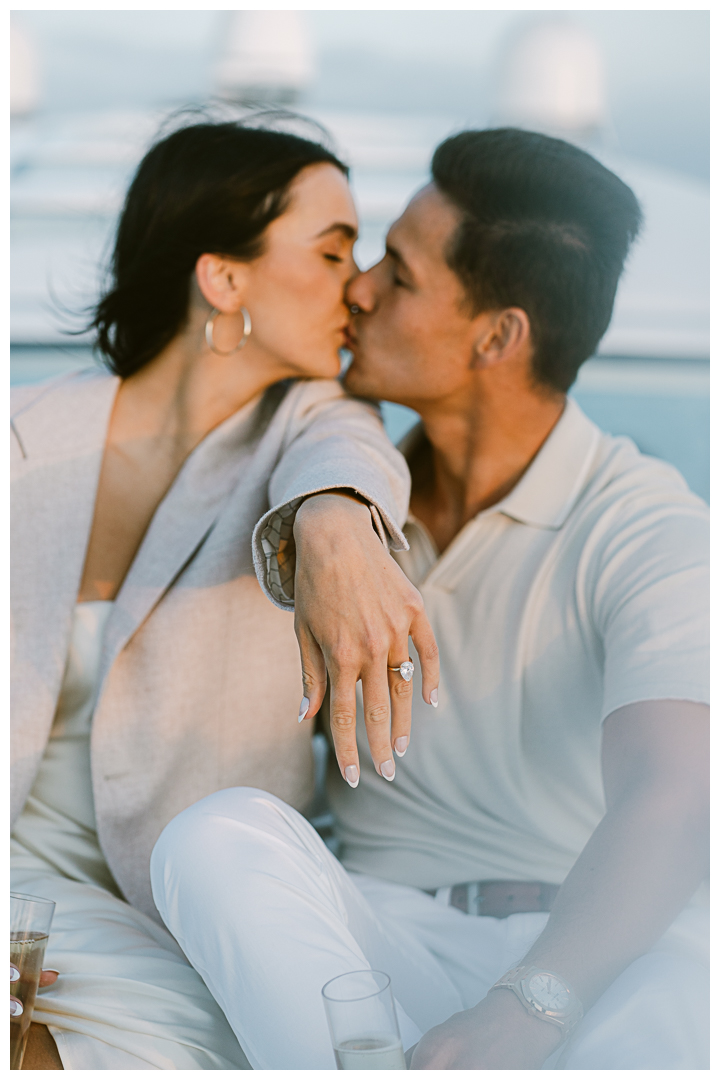 Romantic Boat Proposal in Newport Beach, California | Mary & Thomas