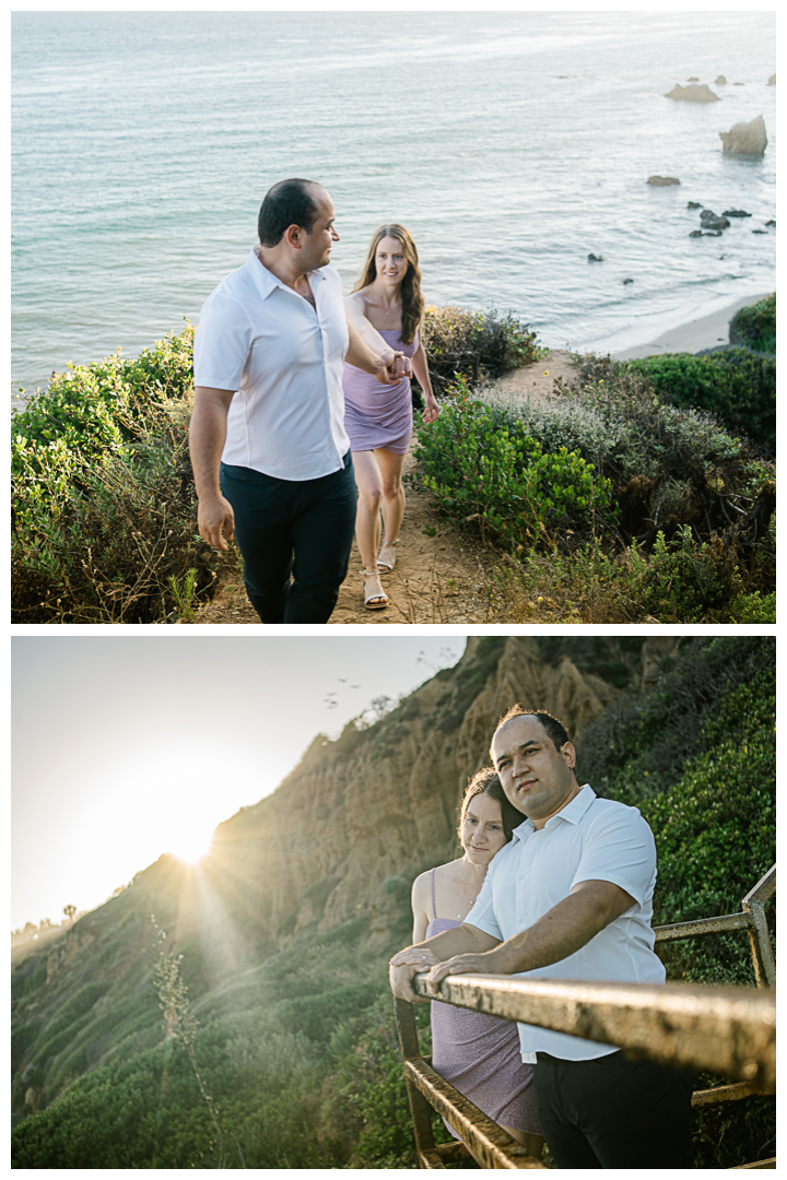 Malibu El Matador Beach Engagement Photos | Angie & Adili