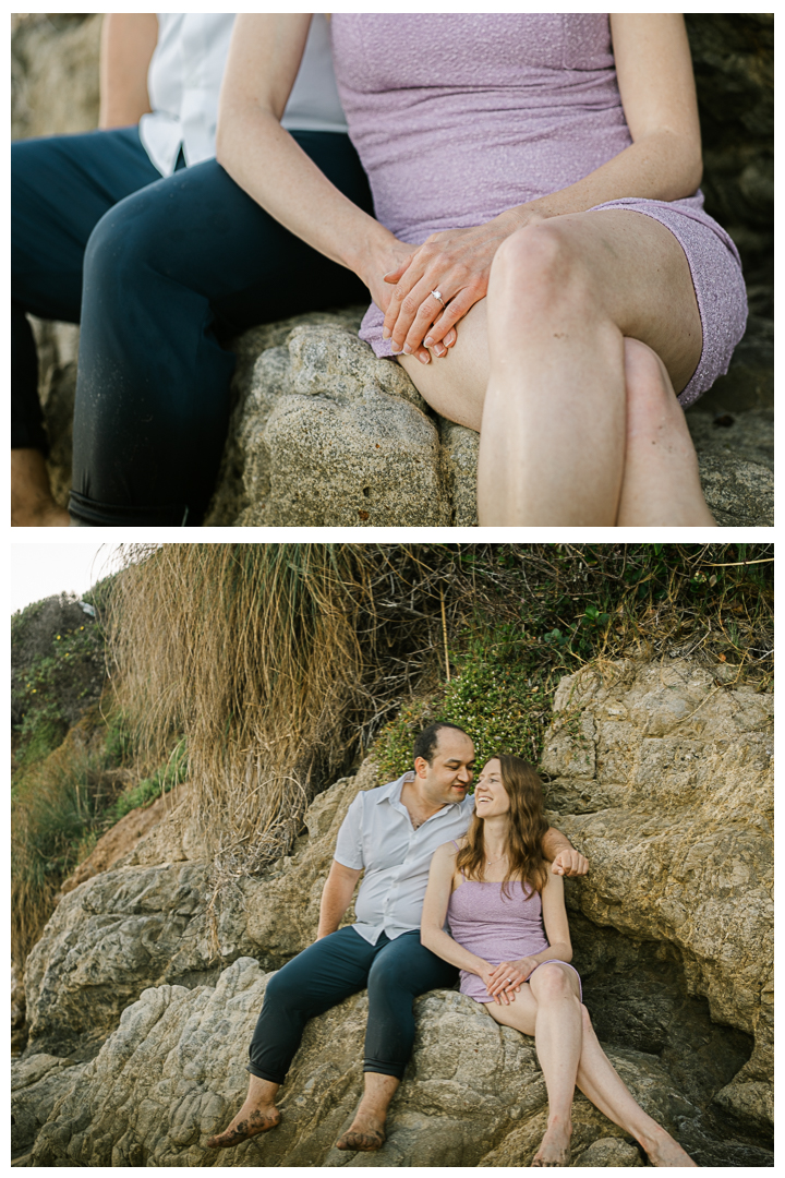 Malibu El Matador Beach Engagement Photos | Angie & Adili