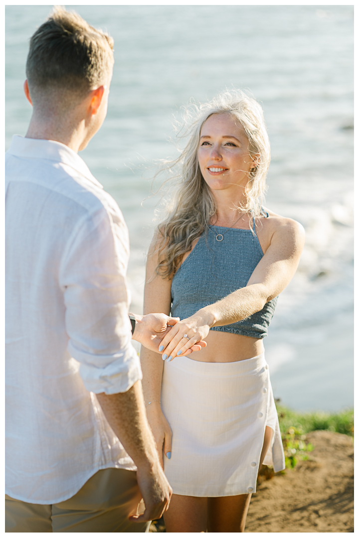 Malibu El Matador Beach Surprise Proposal & Engagement | Beth & Ian