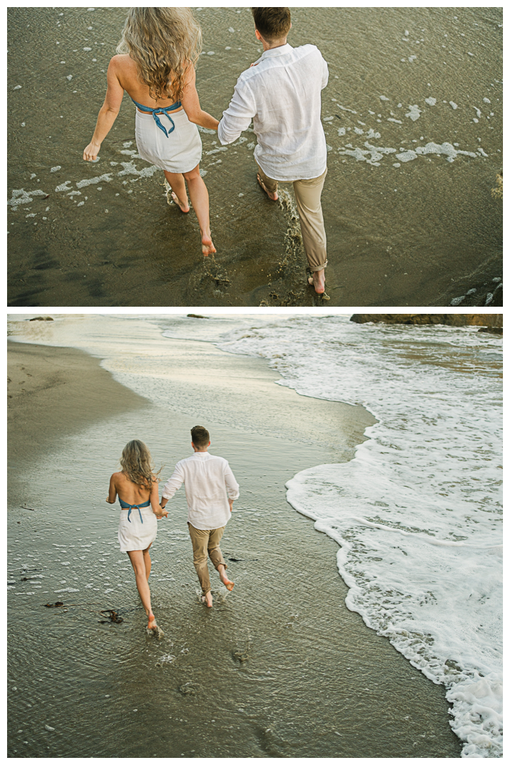 Malibu El Matador Beach Surprise Proposal & Engagement | Beth & Ian