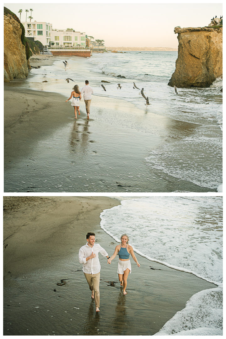 Malibu El Matador Beach Surprise Proposal & Engagement | Beth & Ian