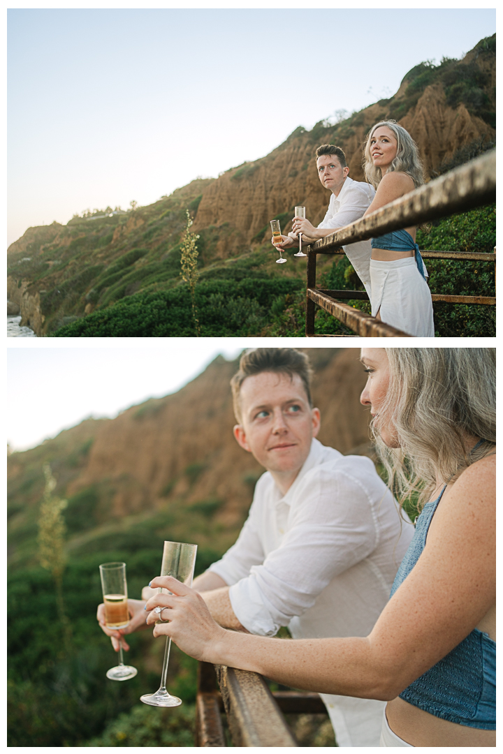 Malibu El Matador Beach Surprise Proposal & Engagement | Beth & Ian