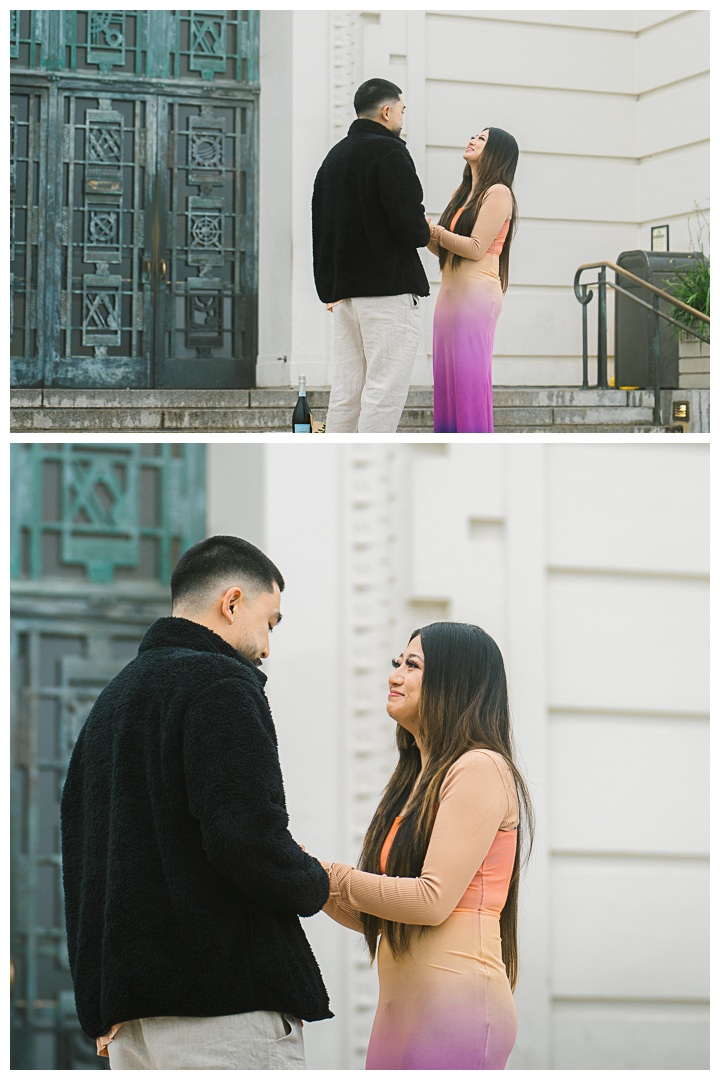 Griffith Observatory Proposal & Engagement Photos & Video | Kimberly & Kasey