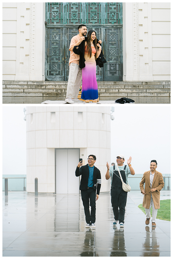 Griffith Observatory Proposal & Engagement Photos & Video | Kimberly & Kasey