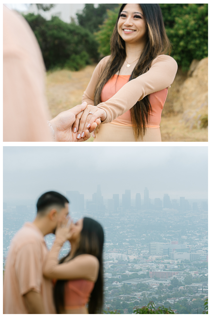 Griffith Observatory Proposal & Engagement Photos & Video | Kimberly & Kasey