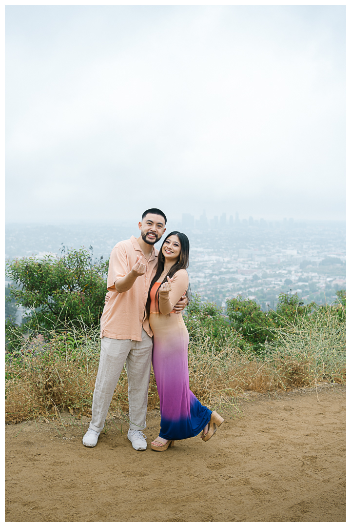 Griffith Observatory Proposal & Engagement Photos & Video | Kimberly & Kasey